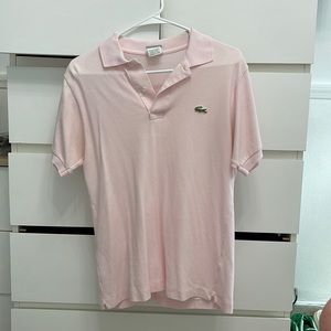 Lacoste polo pink